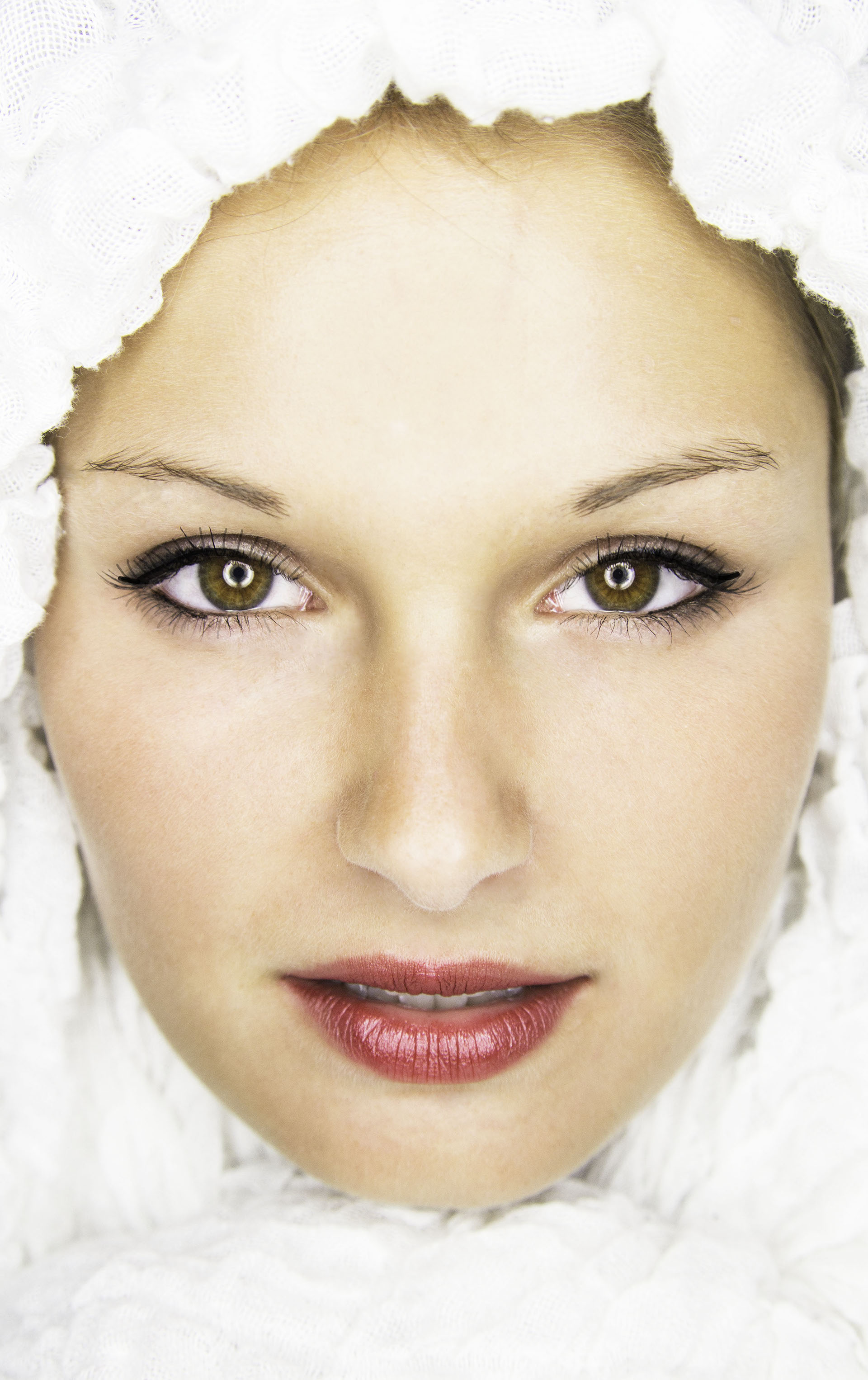 Nahportrait mit Ringlicht